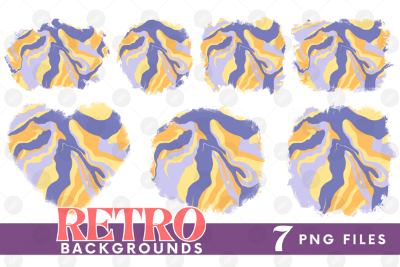 Download Retro Background Bundle Png Fluid Paper - Premium Bundle