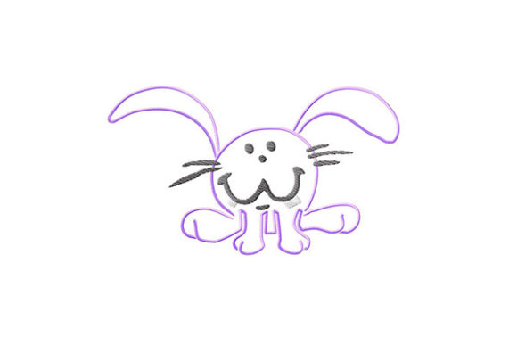 Download Smiling Bunny Contour - Tour Collection