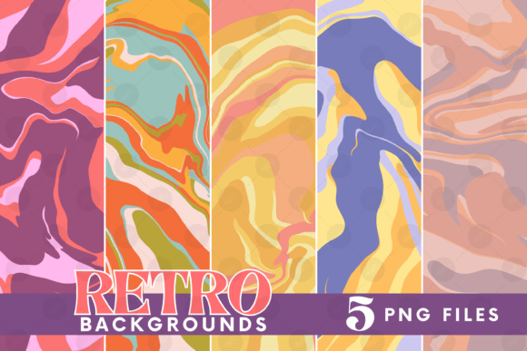Download Retro Background Bundle Png Fluid Paper - Premium Bundle