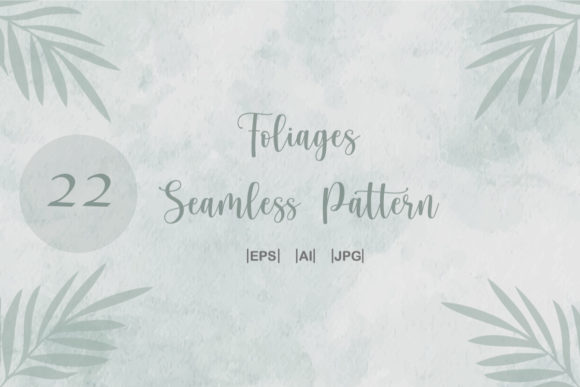 Download Foliages Seamless Patterns Bundle - Seamless pattern Collection