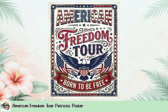 Download American Freedom Tour Patriotic Poster - Tour Collection