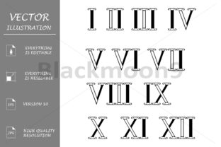 Download Contour Roman Numerals - Tour Collection