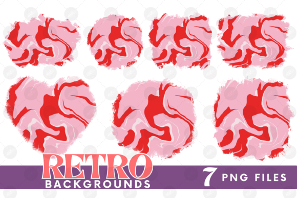 Download Retro Background Png Fluid Marble Paper - Premium Bundle
